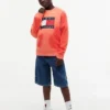 Raglan-genser med Tommy Flag-logo for barn