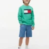 Raglan-genser med Tommy Flag-logo for barn