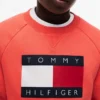 Raglan-genser med Tommy Flag-logo for barn