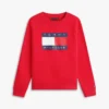 Raglan-genser med Tommy Flag-logo for barn