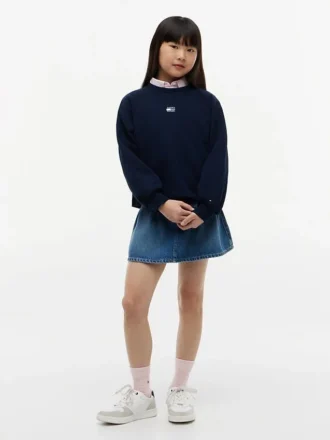 Raglan-genser med tonalt flagg for barn