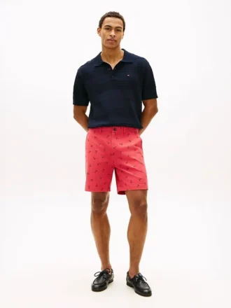 Regular Fit 7″ Anchor Print Shorts