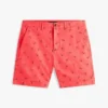 Regular Fit 7″ Anchor Print Shorts