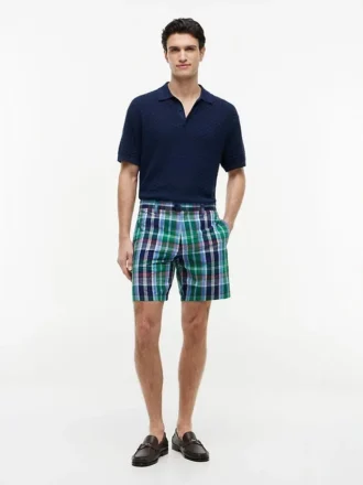 Regular Fit 7″ Madras-Shorts