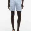 Regular Fit 7″ Seersucker-Shorts