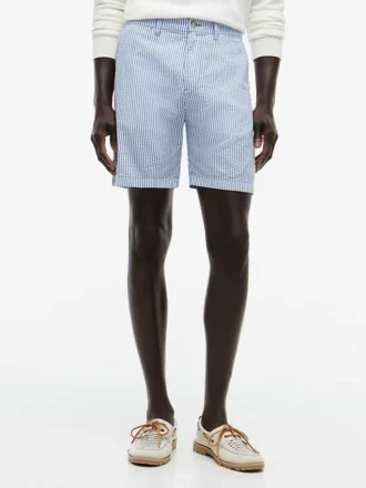 Regular Fit 7″ Seersucker-Shorts