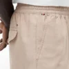 Regular Fit 7″ shorts i bomulls- og linblanding