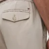 Regular Fit 7″ shorts i bomulls- og linblanding