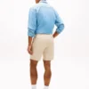 Regular Fit 7″ shorts i bomulls- og linblanding