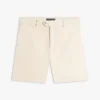 Regular Fit 7″ shorts i bomulls- og linblanding