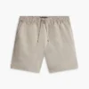 Regular Fit 7″ shorts i bomulls- og linblanding