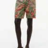 Regular Fit 7″ Tropical Print Shorts