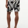 Regular Fit 7″ Tropical Print Shorts