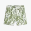 Regular Fit 7″ Tropical Print Shorts