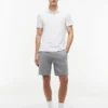 Regular Fit 8″ børstet fleece-sweatshorts