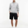 Regular Fit 8″ børstet fleece-sweatshorts