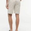Regular Fit 9″ Shorts med seilflagg-trykk