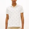 Regular Fit Allover Flag Pique Polo