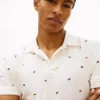 Regular Fit Allover Flag Pique Polo
