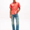 Regular Fit Garment-Dyed Oxford-skjorte