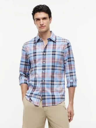 Regular Fit Plaid All-Day Shirt