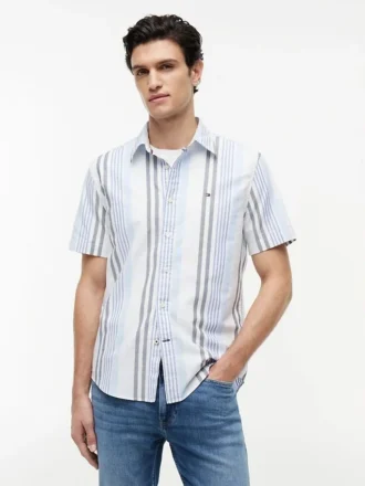 Regular Fit Striped Oxford Shirt