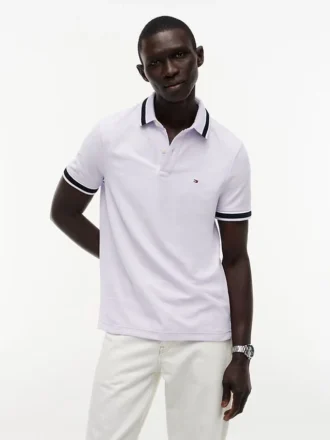 Regular Fit Tipped Wicking Polo