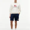 Regular Fit Wavy Flag Logo Sweatshort