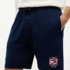 Regular Fit Wavy Flag Logo Sweatshort
