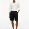 Relaxed Fit 10″ belteplissert shorts