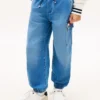 Relaxed Stretch Cargo-Jeans for barn