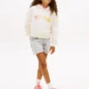 Råkantede denimshorts for barn