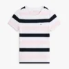 Rugby Stripe T-skjorte med rund hals