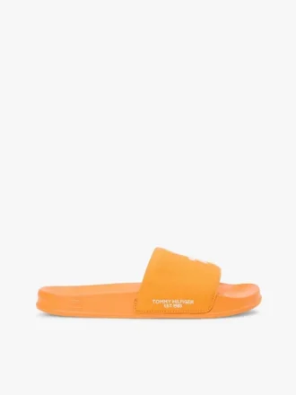 Script Monogram Canvas Pool Slide