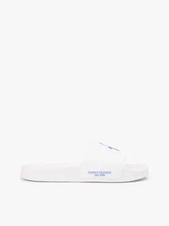 Script Monogram Canvas Pool Slide