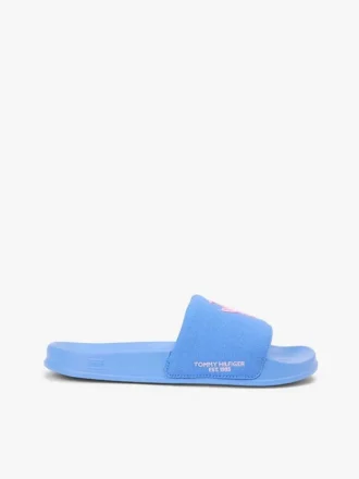 Script Monogram Canvas Pool Slide
