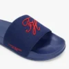 Script Monogram Canvas Pool Slide