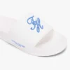 Script Monogram Canvas Pool Slide