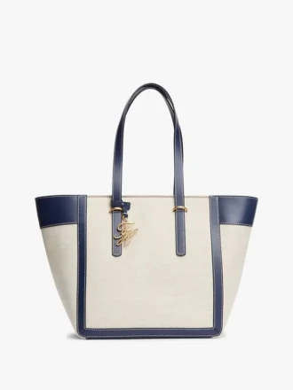 Script Monogram Canvas Tote Bag
