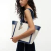 Script Monogram Canvas Tote Bag