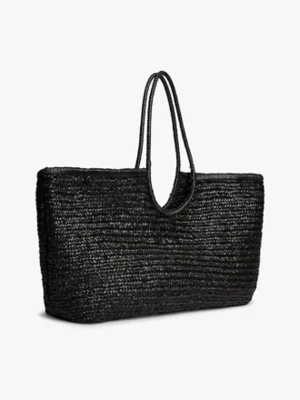 Script Monogram Raffia Maxi Tote
