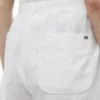 Shorts i lin-bomullsblanding