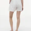 Shorts i lin-bomullsblanding