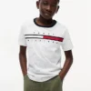 Signature Flag Stripe Logo T-skjorte for barn