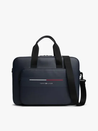 Signature Stripe Laptop Bag