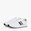 Signature Stripe Leather-Mix Sneaker
