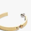 Signature Stripe Ridged Hoop Earring