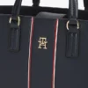 Signature Stripe Satchel Bag