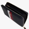 Signature Stripe Zip Wallet
