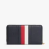 Signature Stripe Zip Wallet